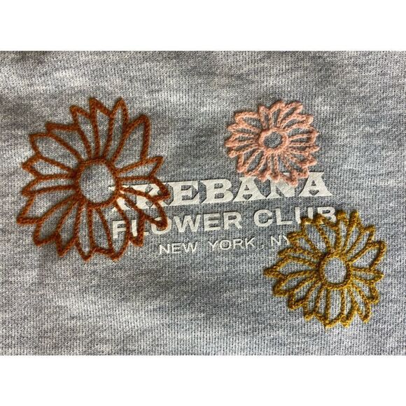 NWT Madewell Ikebana Fiore Embroidered Mainstay Crewneck Sweatshirt - Picture 6 of 10